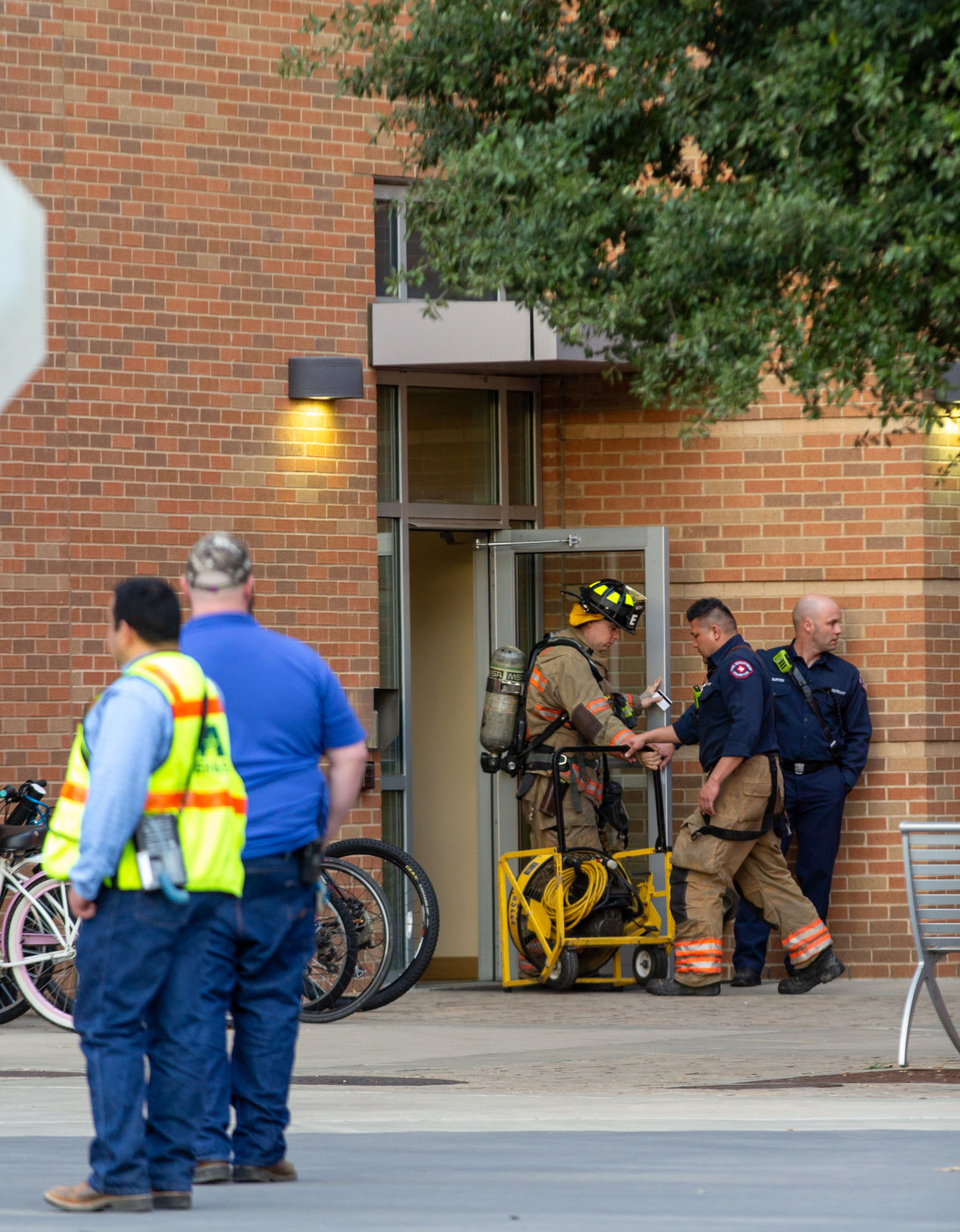 Vandergriff Hall evacuated because of unidentified smell